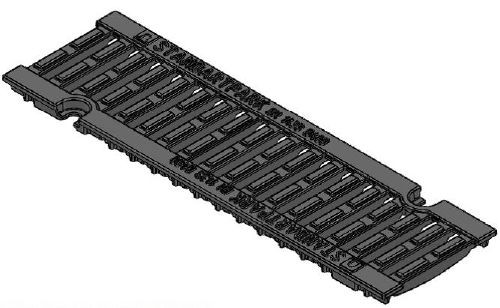 Чугунная решетка к лоткам PolyMax Drive DN100