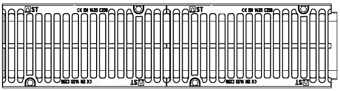 Лоток PolyMax Drive DN200, вид сверху