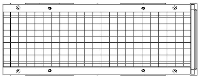 Вид сверху: Лоток PolyMax Basic ЛВ-30.39.38-ПП с РВ яч. ст. кл. А