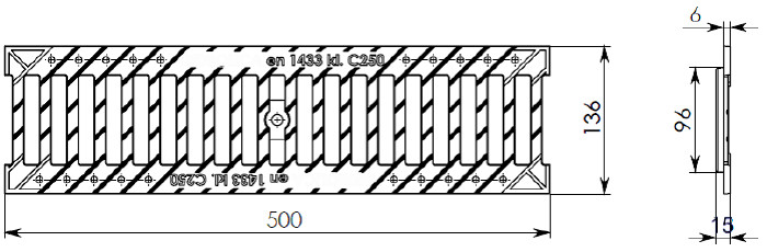 Схема РЧЩ Standart DN100 C250 щель