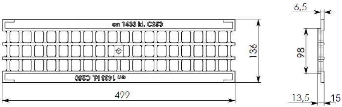 Схема РЧЯ Standart DN100 C250 ячейка