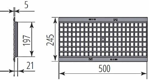 Схема РЧЯ Standart DN200 C250 ячейка