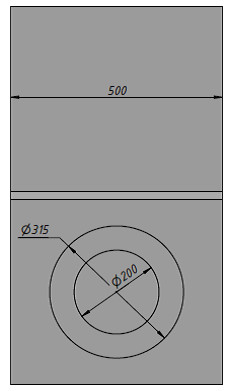 Схема 2: Пескоуловитель Standart DN300 H900
