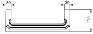 Чертеж лотка BGF СО-300 № 5-0