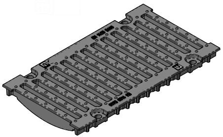 Решетка для лотка BetoMax DN200 H285, кл. E600