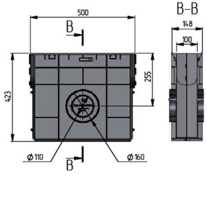 Пескоуловитель пластиковый ПП Norma DN100