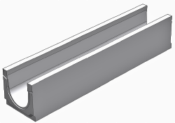 Бетонный лоток коробчатый СО 150мм