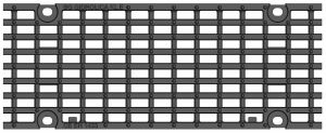 Решетка для лотка BGU-Z DN150, № 0, кл. E