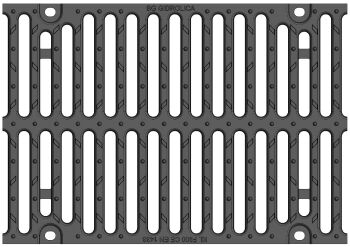 Решетка для лотка BGZ-S DN300 №10-0, кл. F